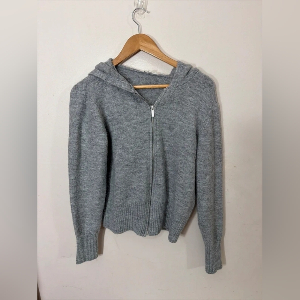 Gray Women's Hooded Sweater